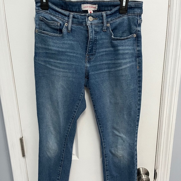 ❣️Women's Lucky Brand Ava mid rise Skinny Jeans 8/29 R Mid rise Denim Button Fly - Picture 1 of 10